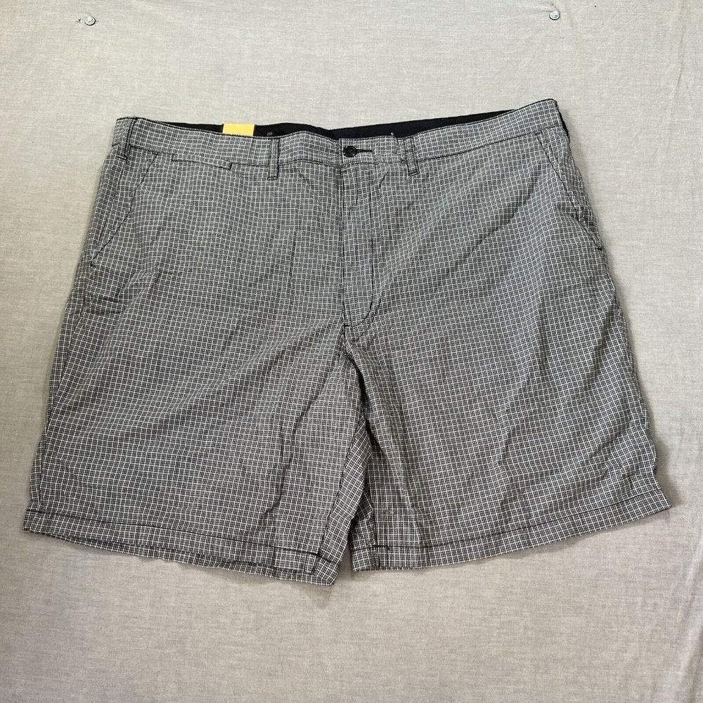 Nautica Shorts Mens 50‎ Gray Chino Pocketed Belted Button Zip Men.